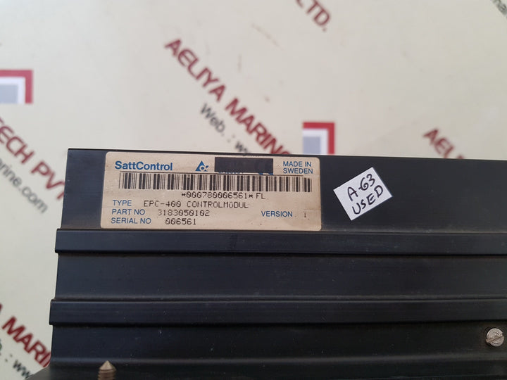 Sattcontrol epc-400 controlmodul 3183050102 ver 1