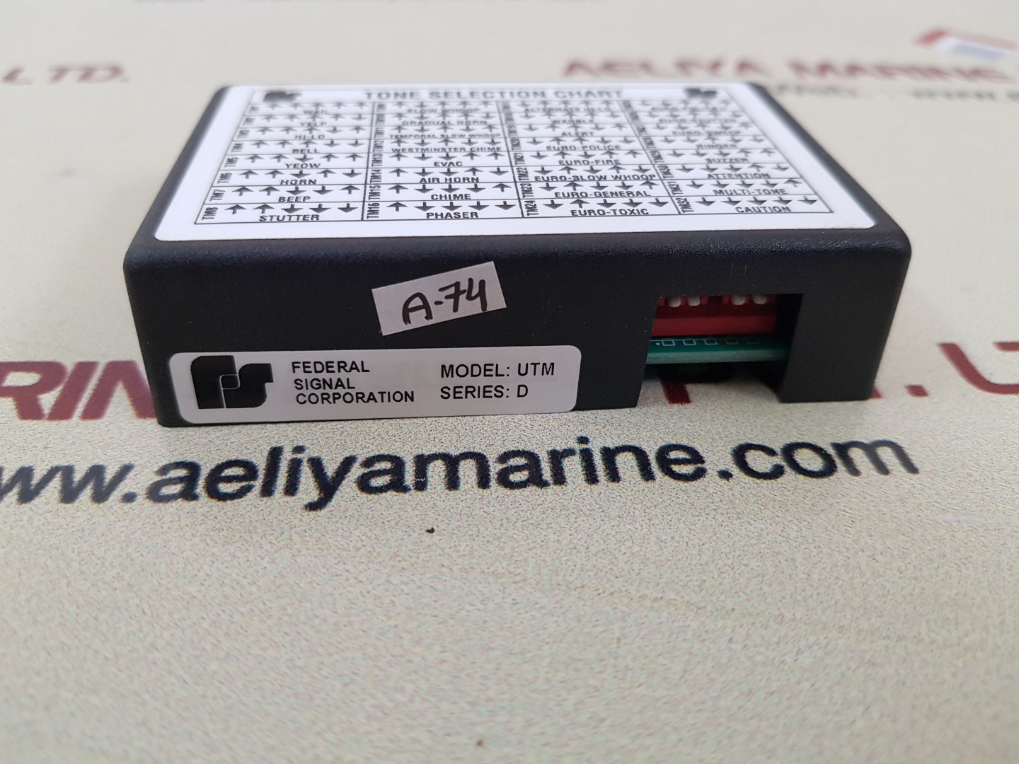 Federal signal utm universal tone module series D