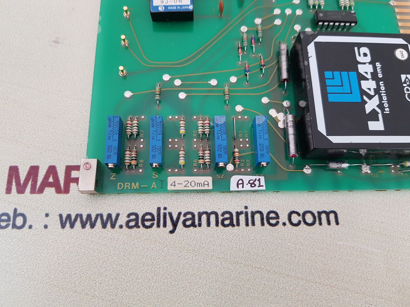 Jrcs drm-ai 4-20ma direct monitoring and alarm system