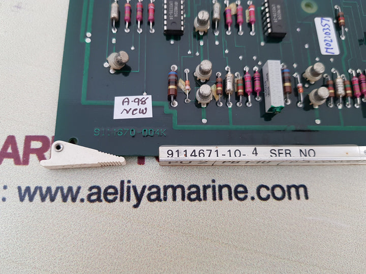 Saab marine pb 1-10 pcb card 9114670-004k