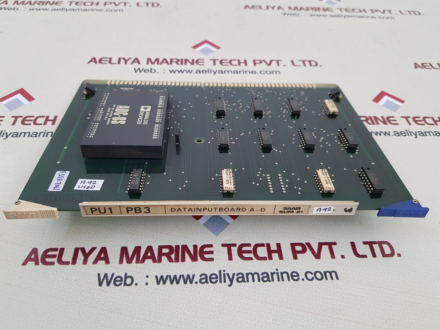 Saab sum-21 datainputboard a-d 9118117-002k 