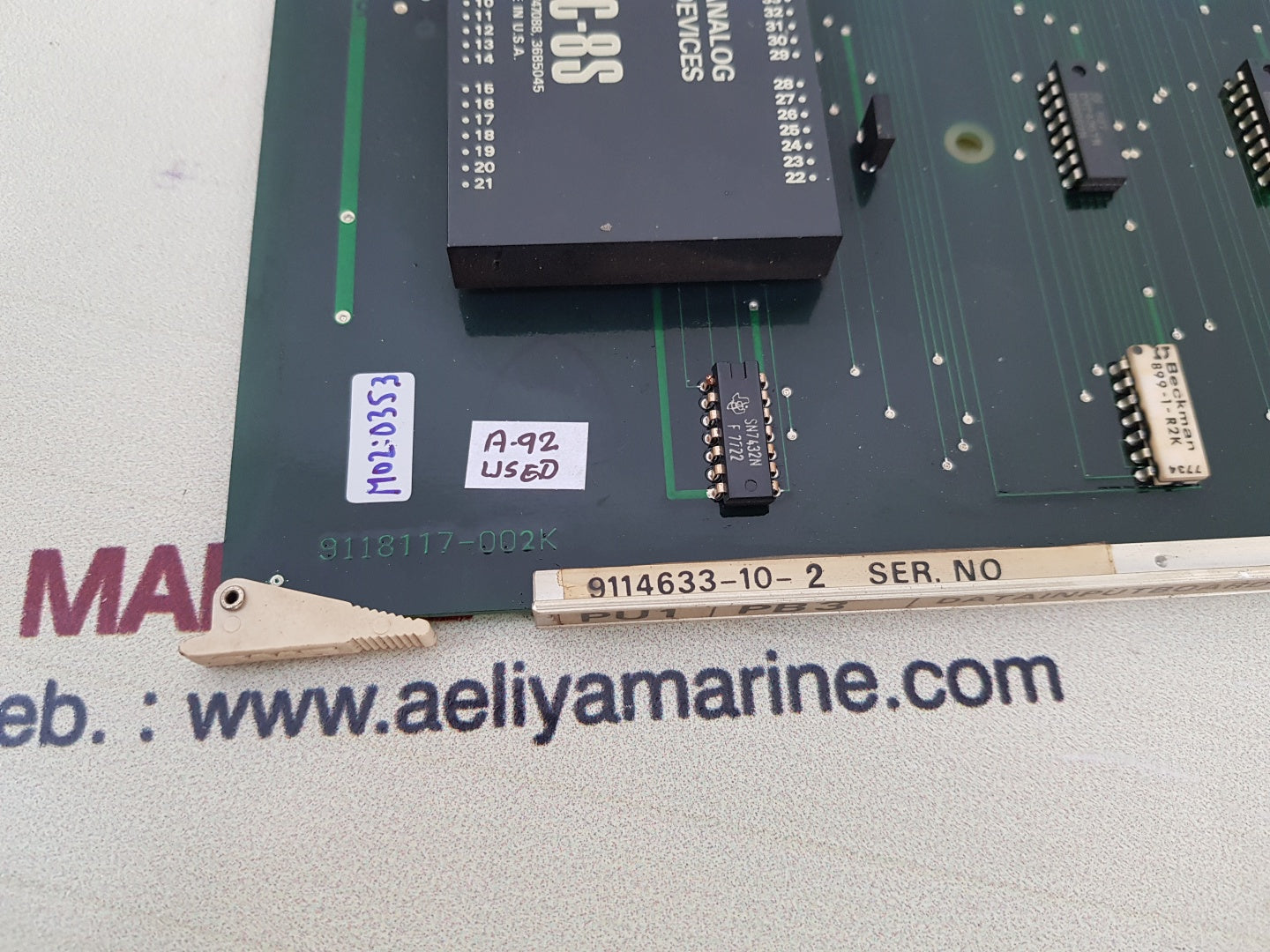 Saab sum-21 datainputboard a-d 9118117-002k 
