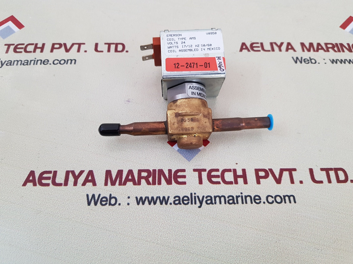 Emerson 12-2471-01 hot gas valve with coil