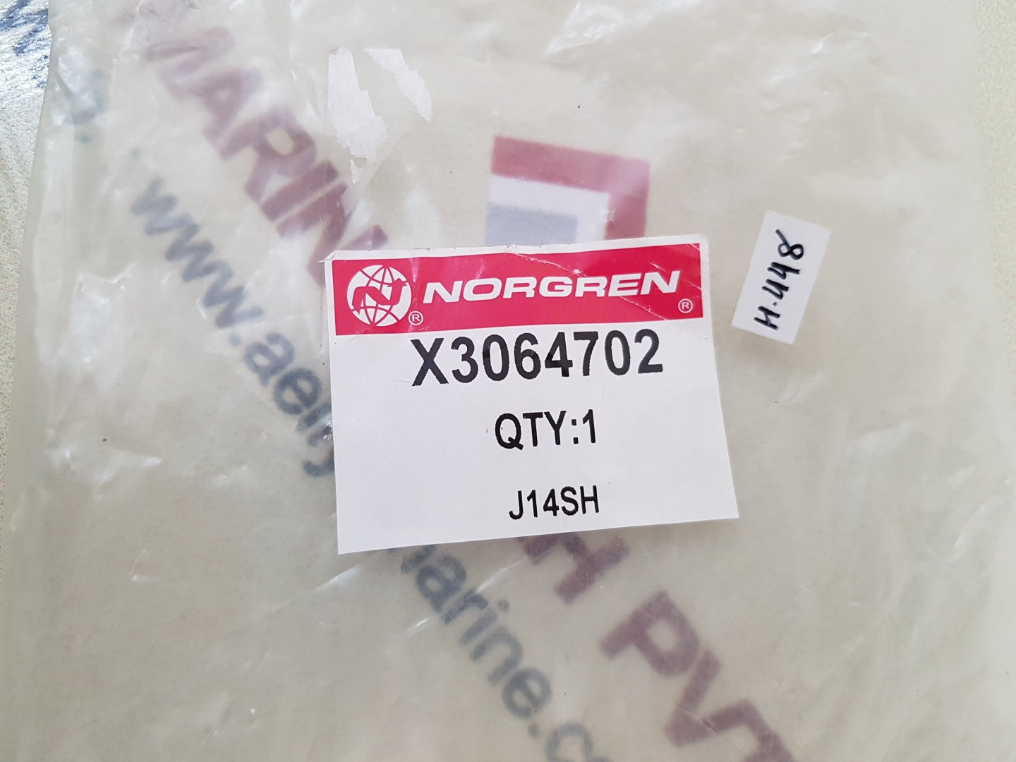 Norgren x3064702 in-line pneumatic air valve