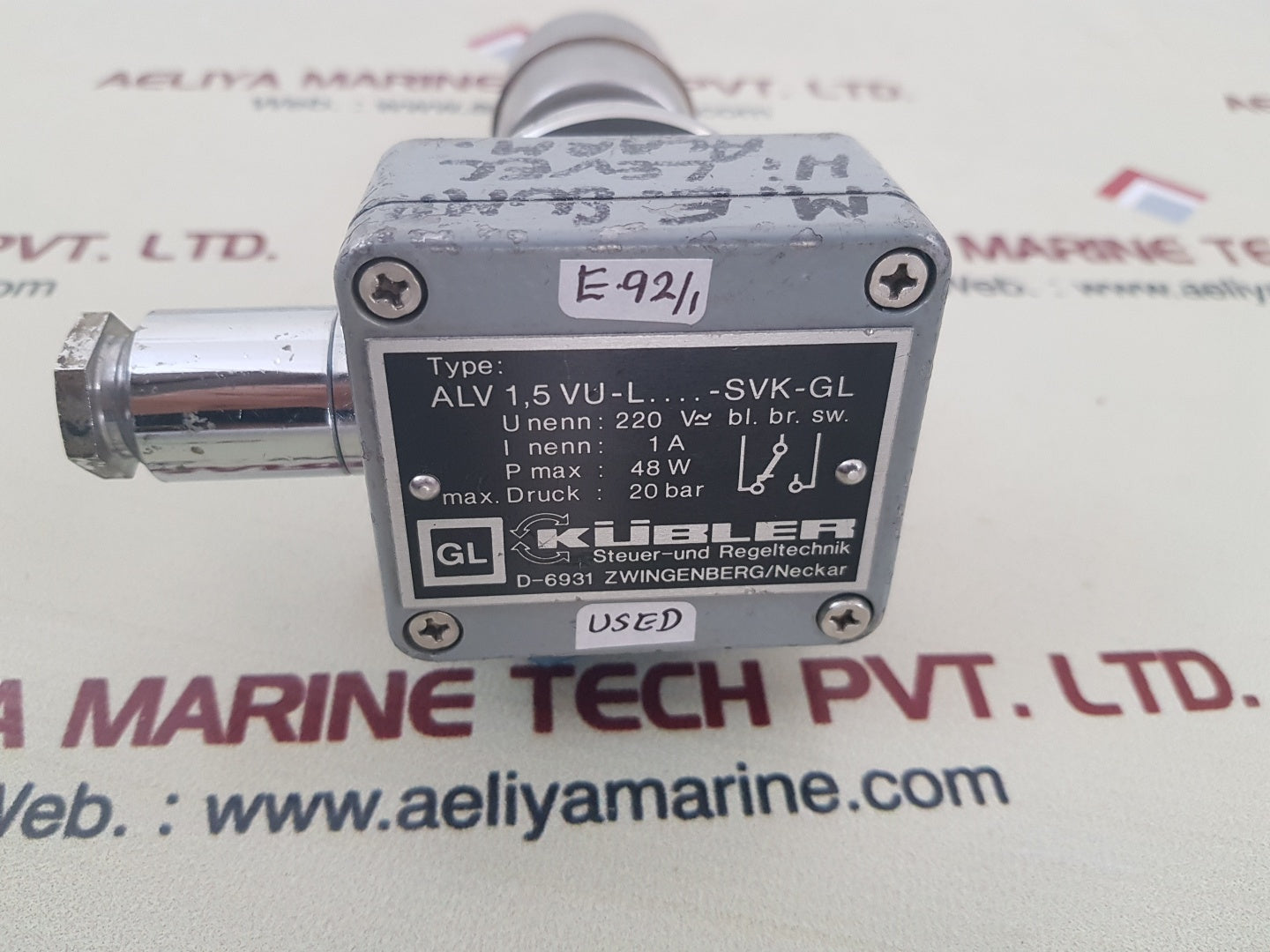 Gl Kubler alv 1,5 vu-l...-svk-gl flot switch