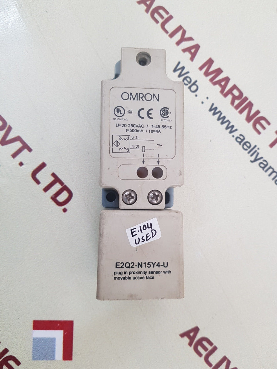 Omron e2q2-n15y4-u proximity sensor