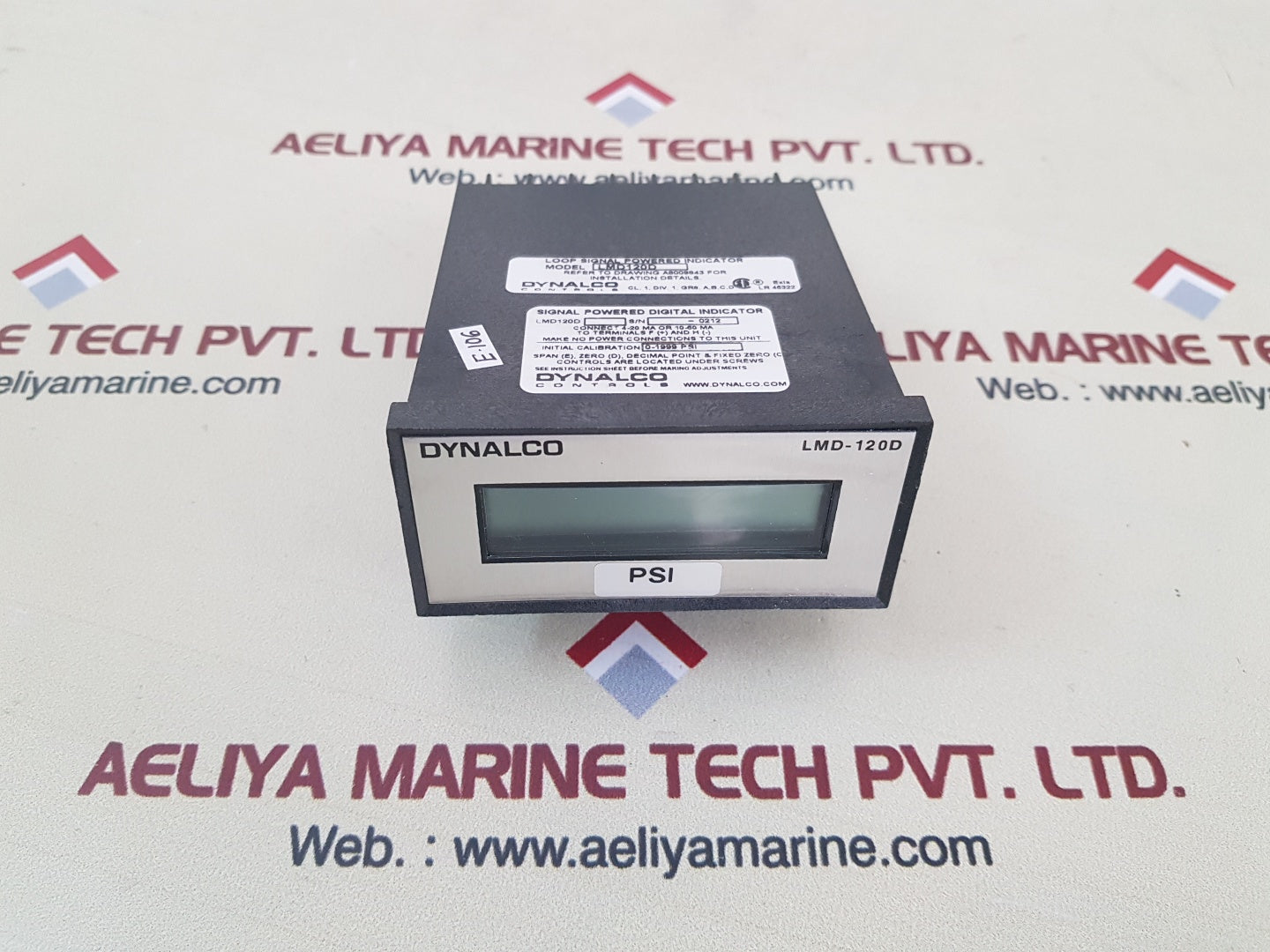 Dynalco controls lmd-120d loop signal powered indicator 0-1999 psi
