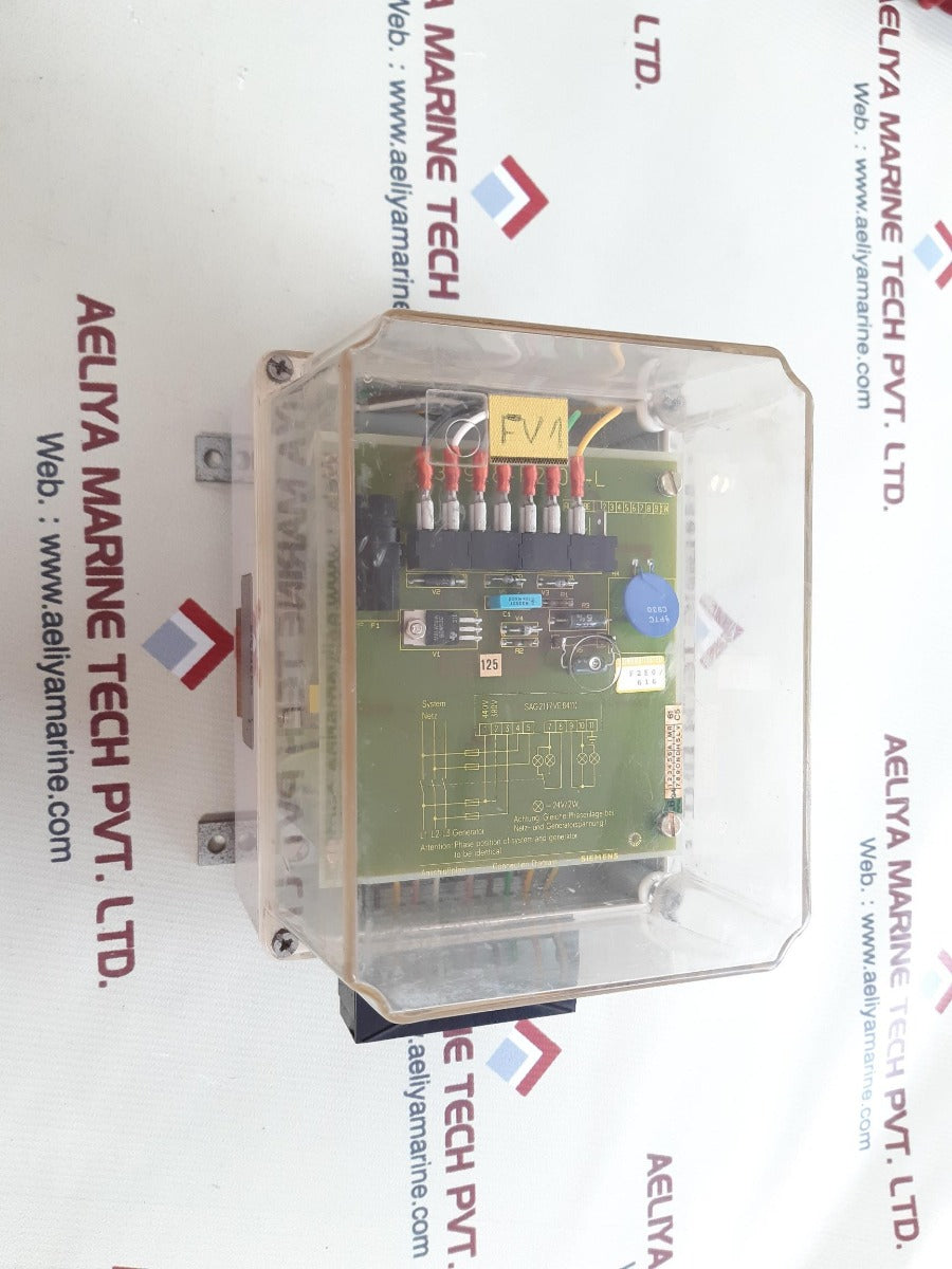 Siemens sag21 automatic synchronizing indicator 400/450v 50/60hz