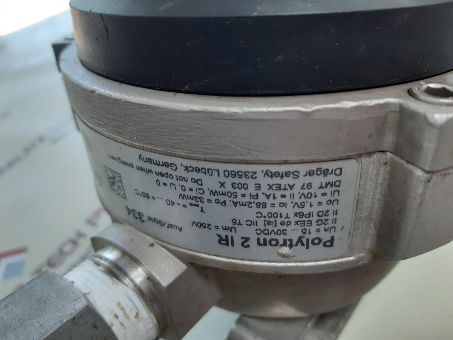 Drager polytron 2 ir style 334 infrared gas detector 6810100