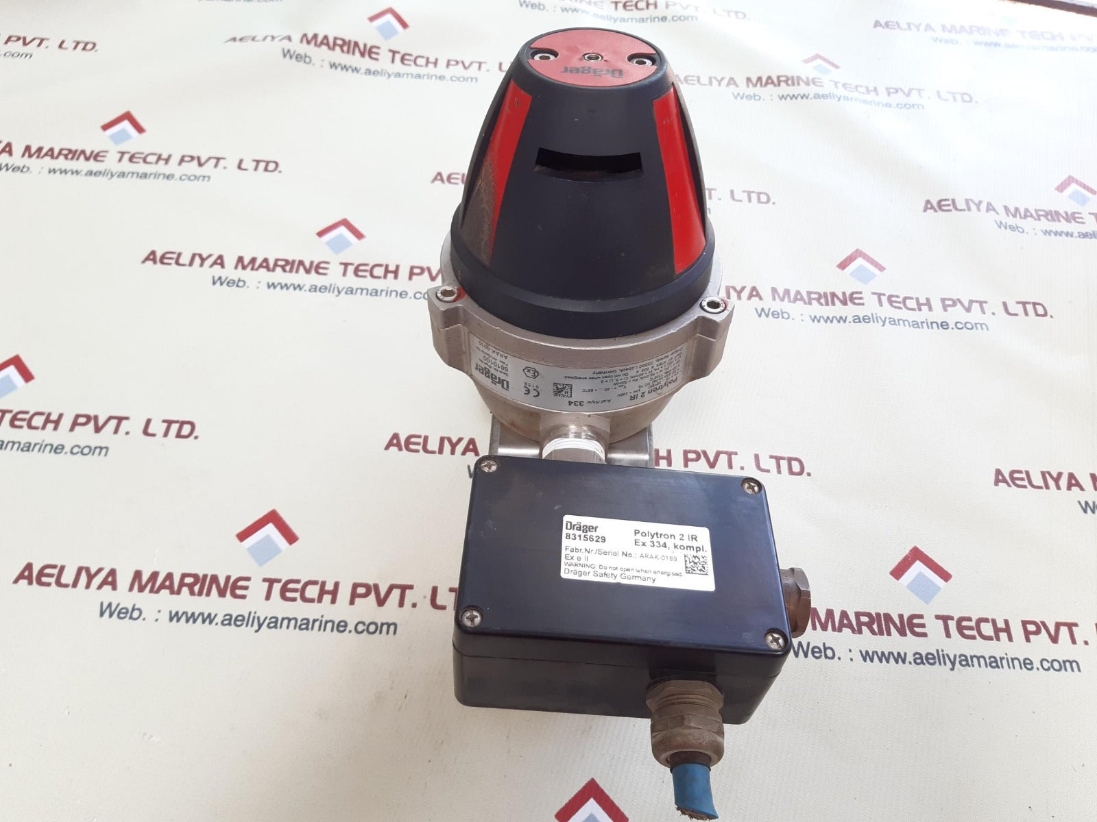 Drager polytron 2 ir style 334 infrared gas detector 6810100