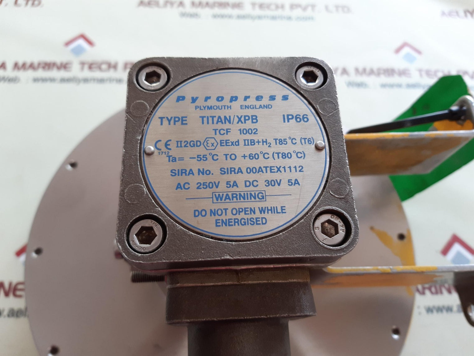 Pyropress titan/xpb ip66 pressure switch