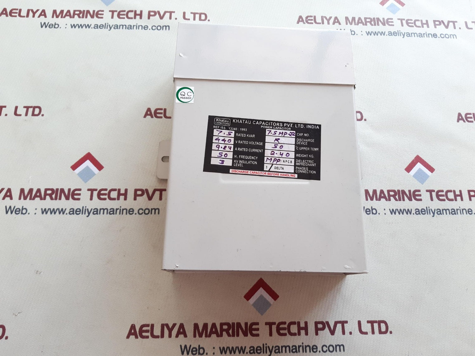 Khatau power capacitors 7.5mp 22