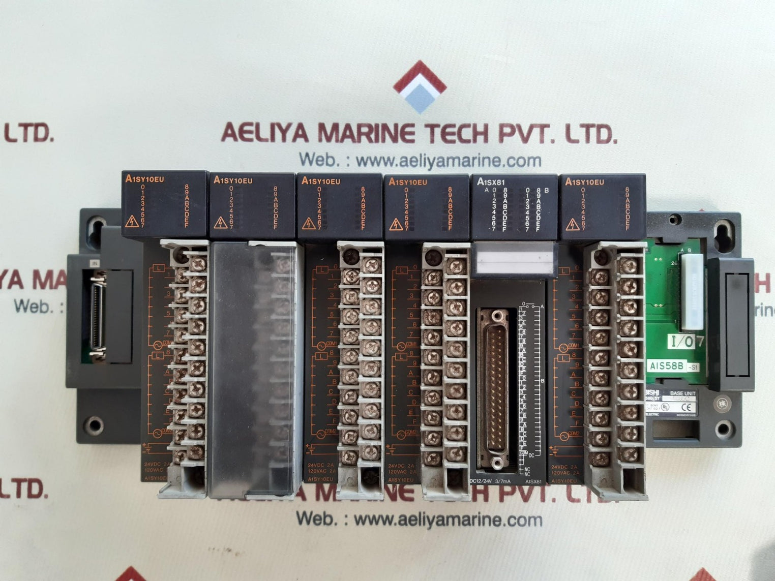 Mitsubishi a1sy10eu a1sx81 unit a1s58b-s1 base unit