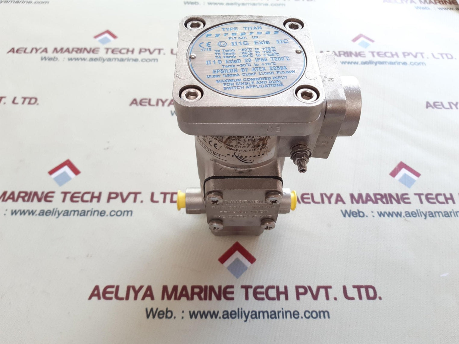 Pyropress titan pl74jh safe differential pressure switch