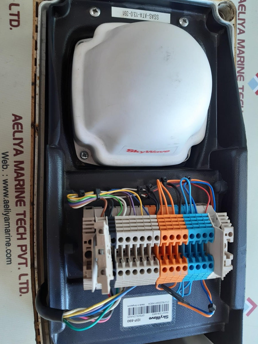 Skywave idp-690 satellite remote monitoring system