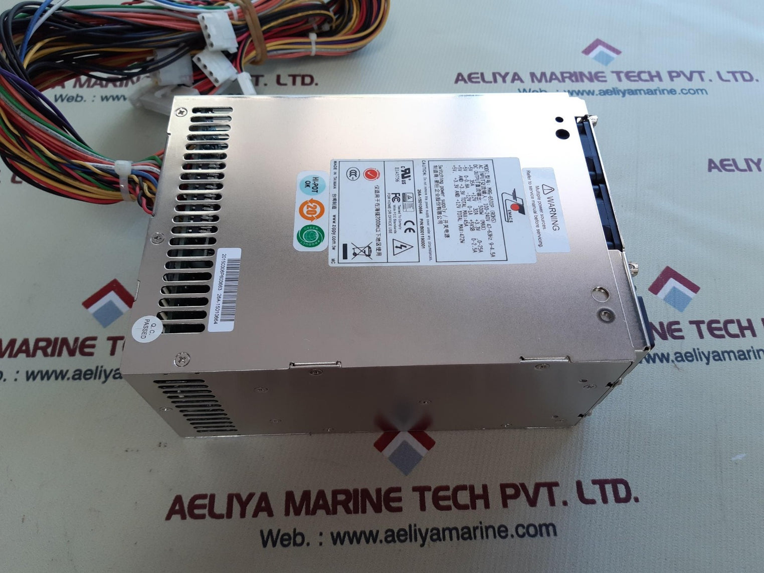 Emacs mrg-6500p power supply 500w 100-240v