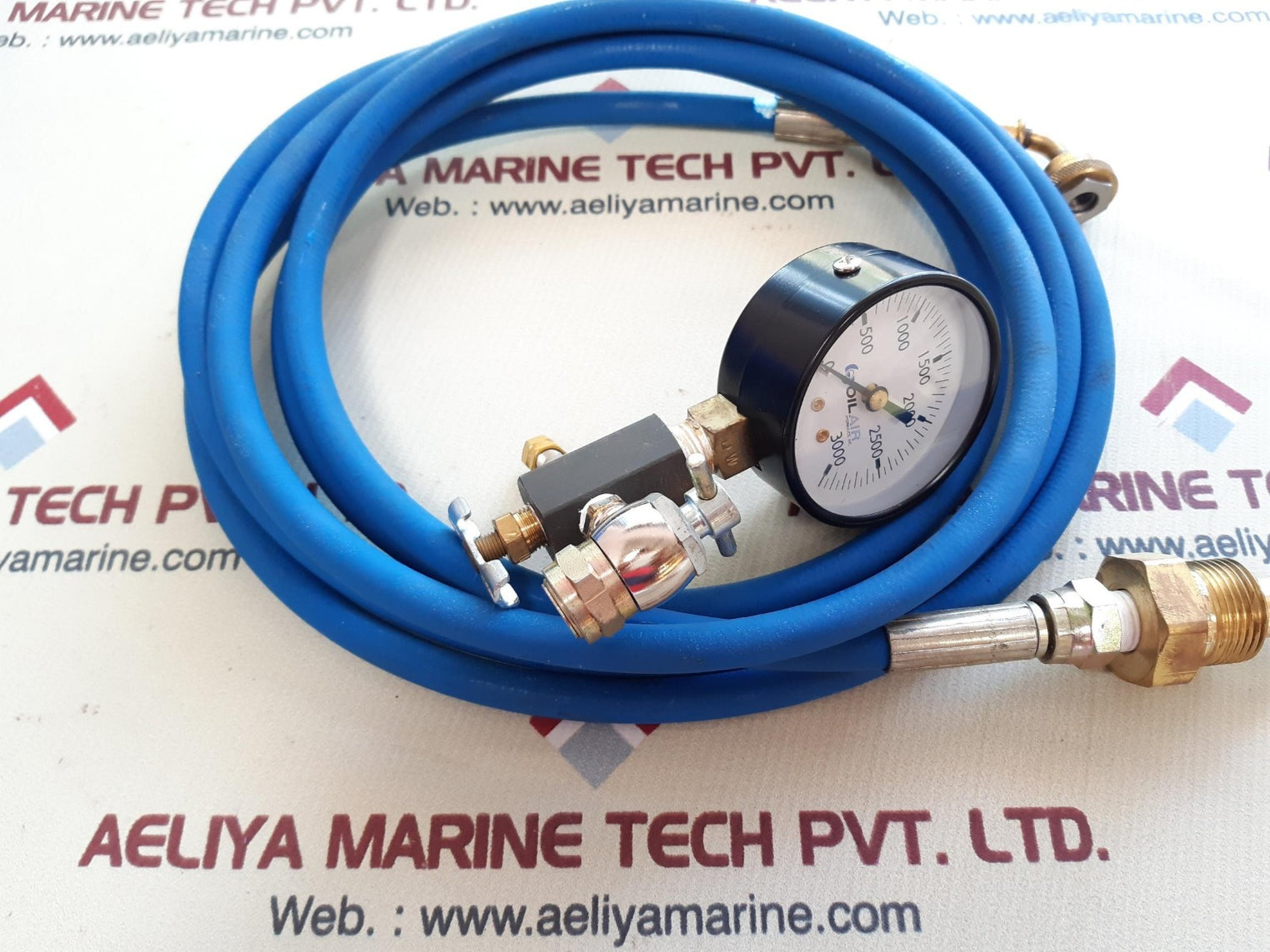 Oilair 0 to 3000psi accumulator charging kit