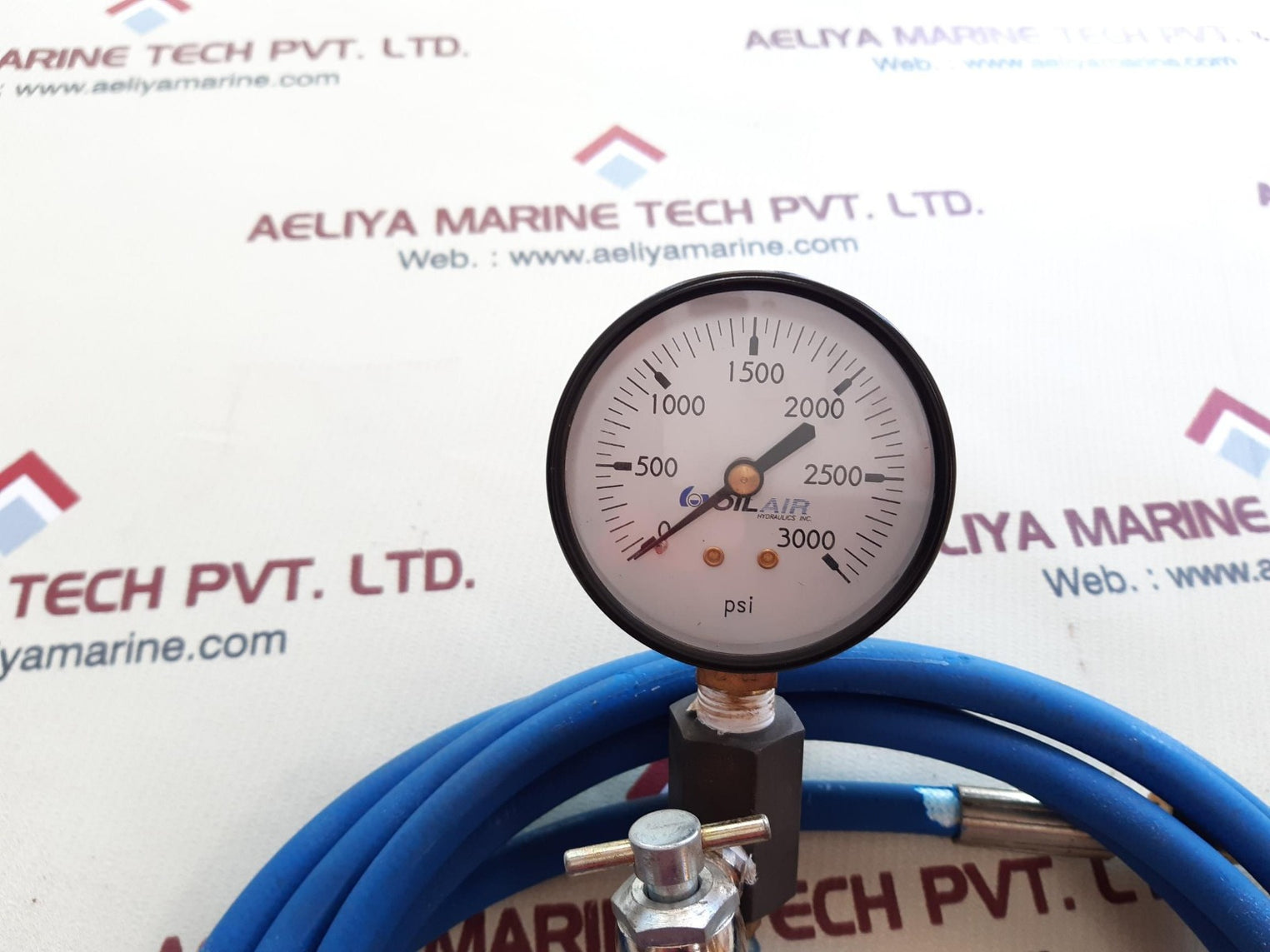 Oilair 0 to 3000psi accumulator charging kit