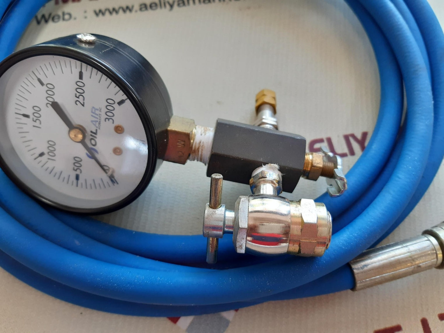 Oilair 0 to 3000psi accumulator charging kit