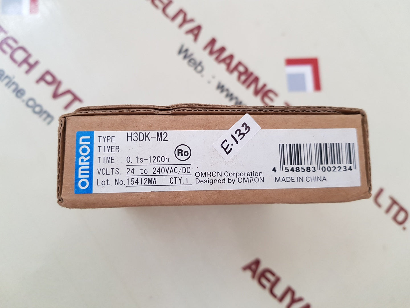Omron h3dk-m2 timer relay 24-240v 