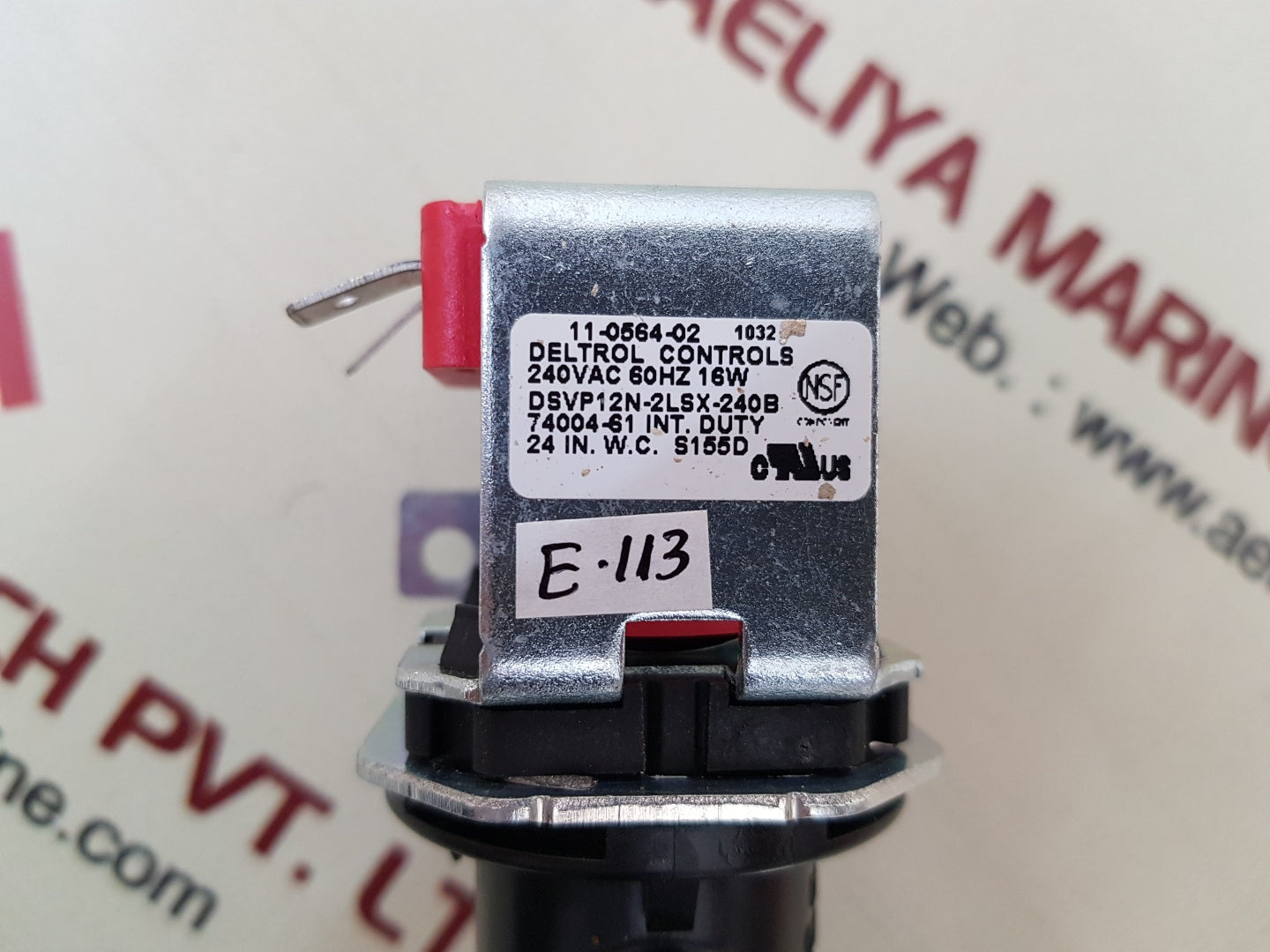 Deltrol controls 11-0564-02 dump solenoid valve dsvp12n-2lsx-240b  