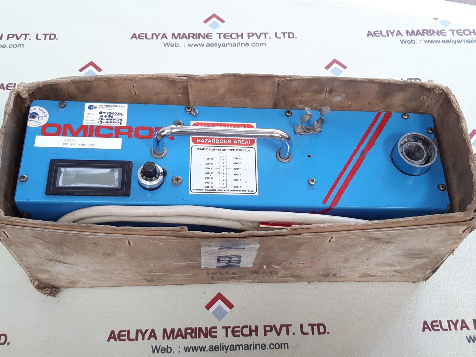 Omicron ote-t700 temp.calibrator 115v