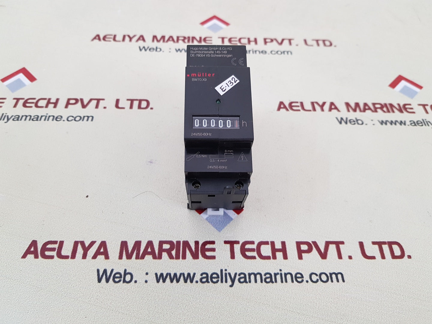 Muller bw70.x9 hour meter 24v/50-60hz