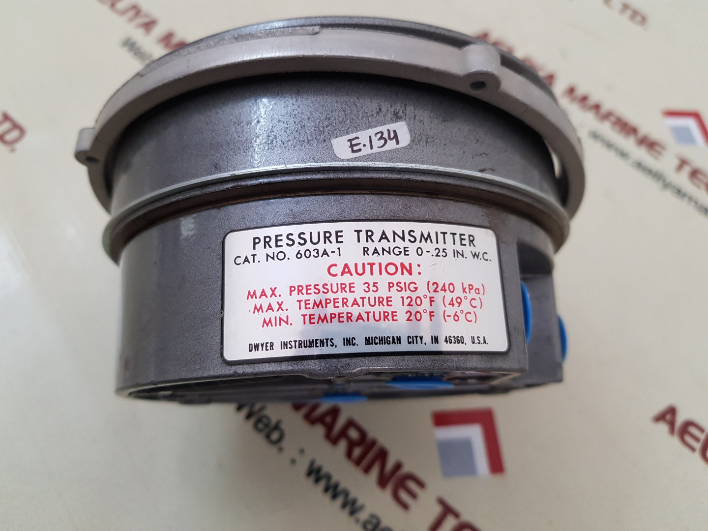 Dwyer instruments 603a-1 pressure transmitter