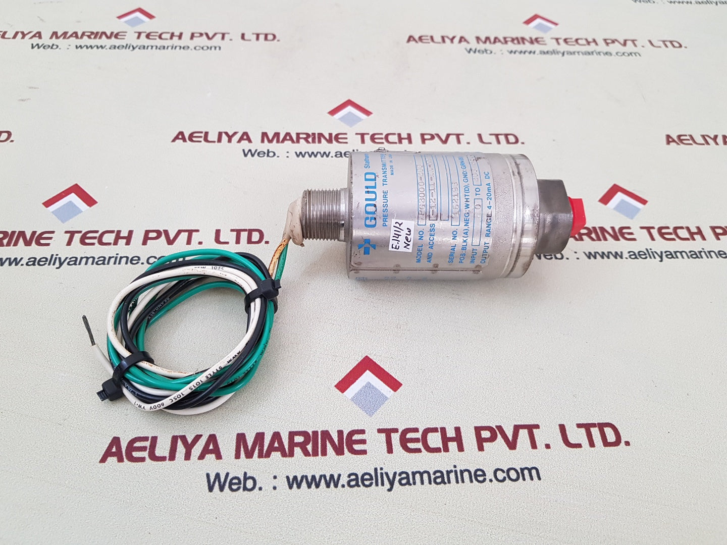 Gould pg3000-200 pressure transmitter 0-200psig