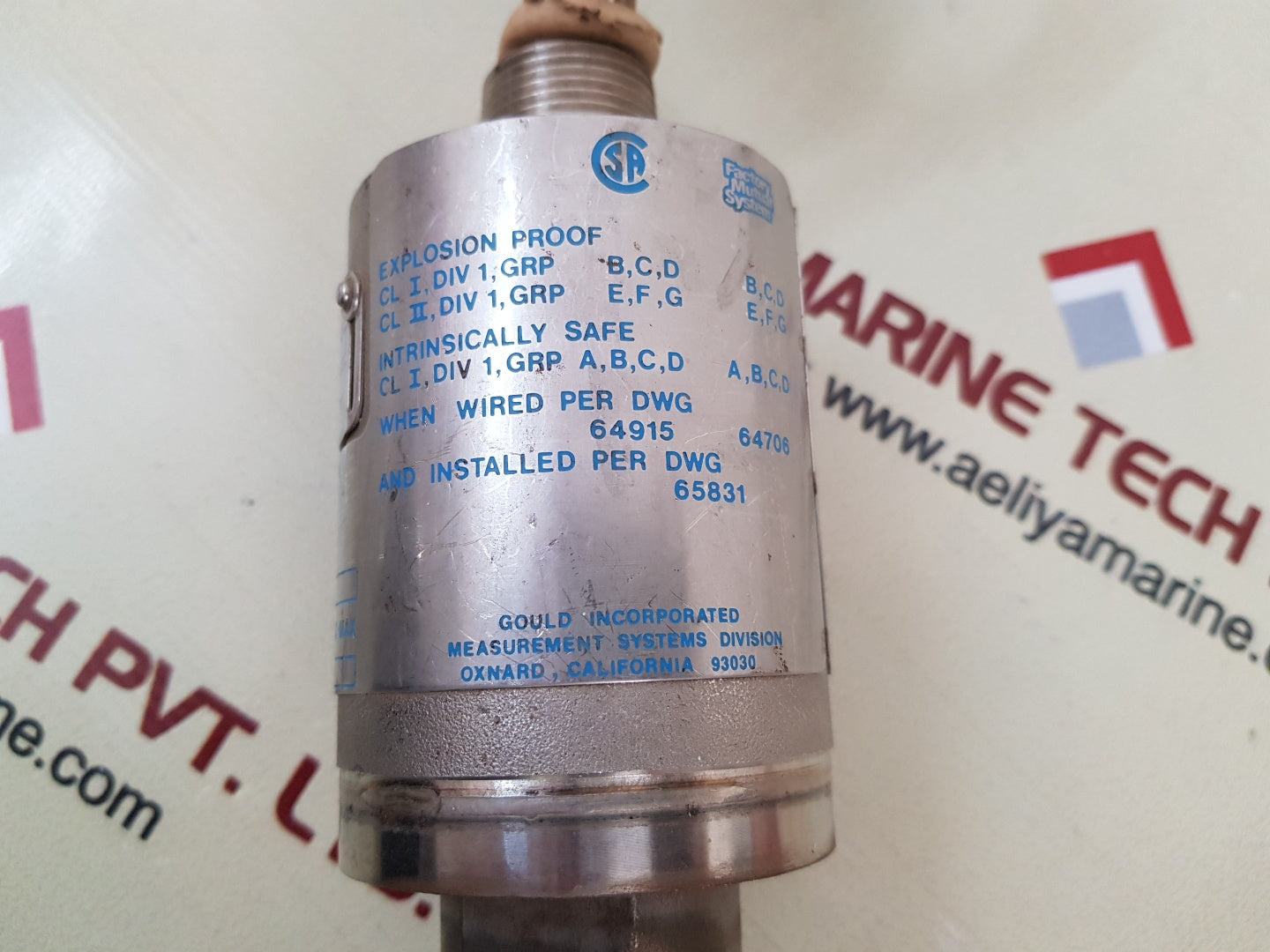 Gould pg3000-200 pressure transmitter 0-200psig