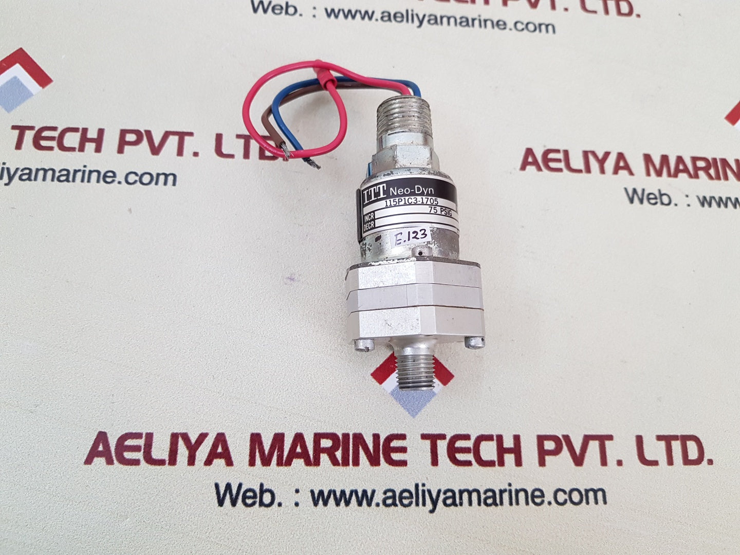 Itt neo-dyn 115p1c3-1705 pressure switch 125/250 vac 5A