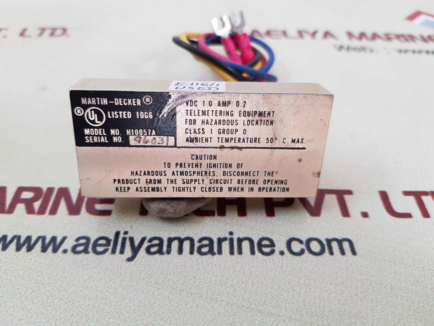 Martin decker h10057a sensor