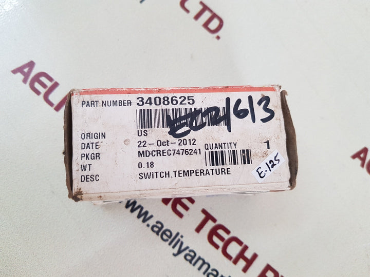 Cummins 3408625 temperature switch