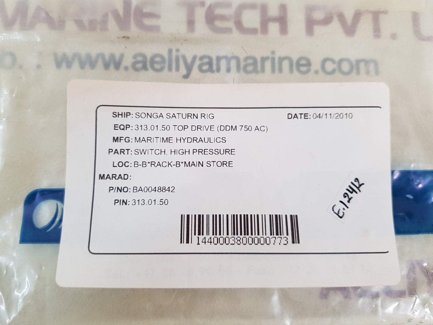 Danfoss dwk 4b 04102 cartridge pressure switch acb-2u b 136 