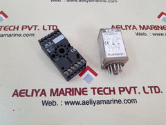 Kuhnke uf3-24vdc1fl relay w/socket