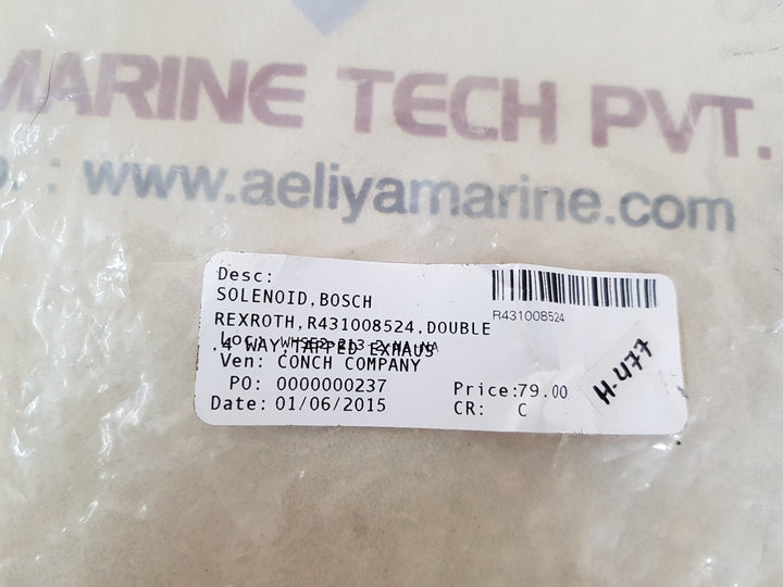 Bosch Rexroth p57620-14 electric coil ac 120-60-50