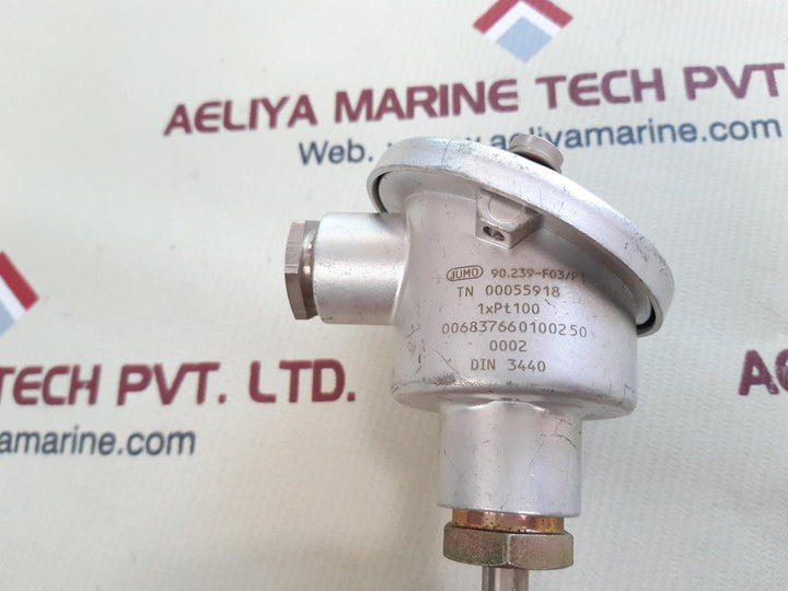 Jumo 1xpt100 temperature sensor 90.239-f03/p1