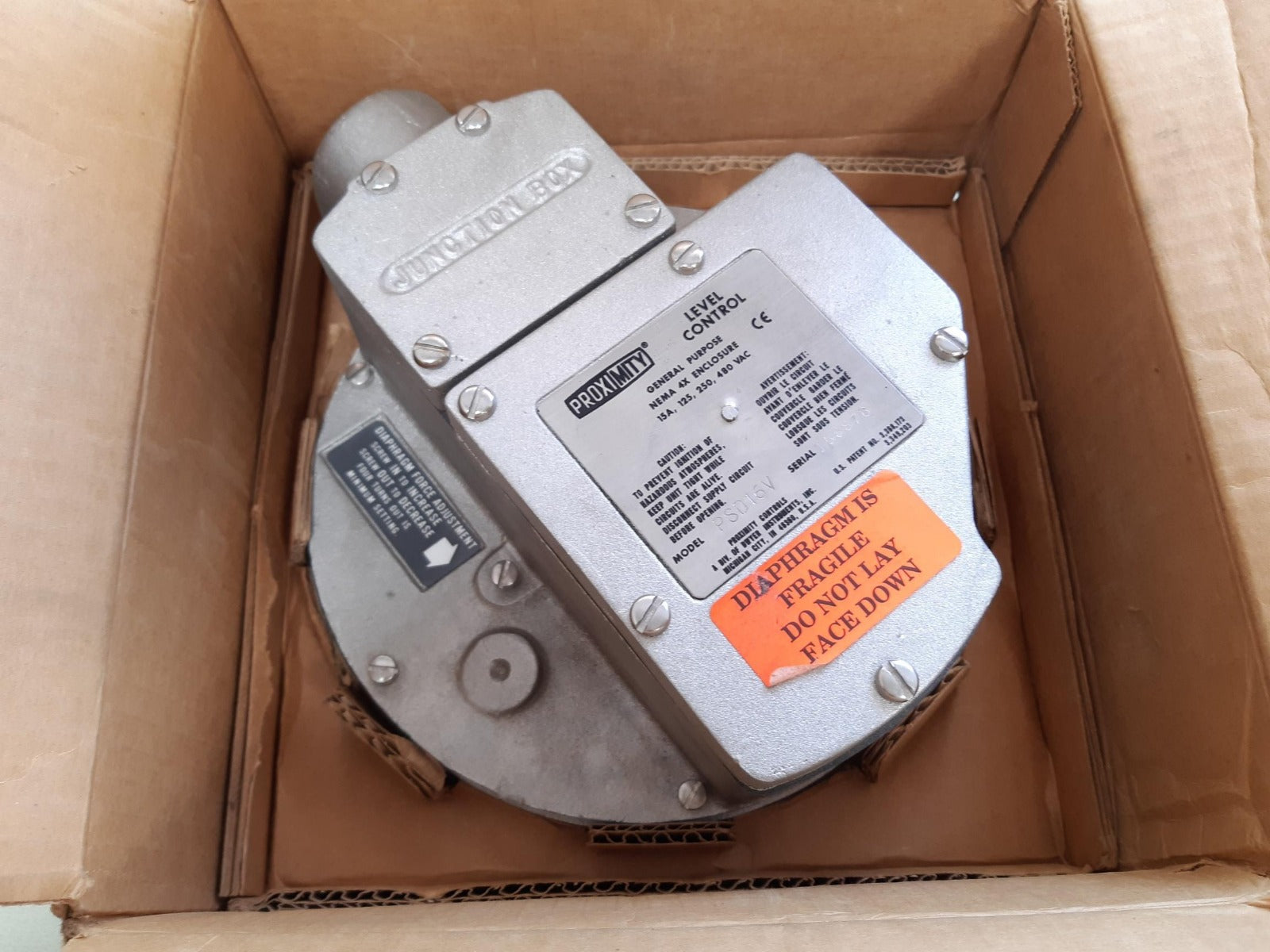 Proximity controls psd16v level control