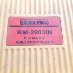 Kusam-meco km-2803in high voltage digital insulation tester