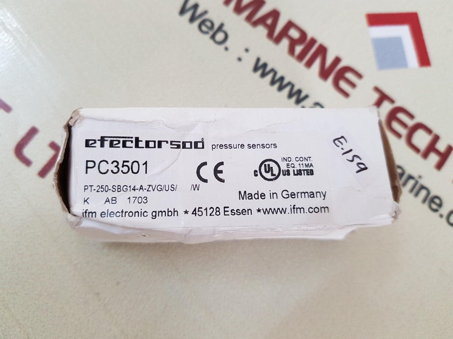 Ifm electronic pc3501 pressure sensor