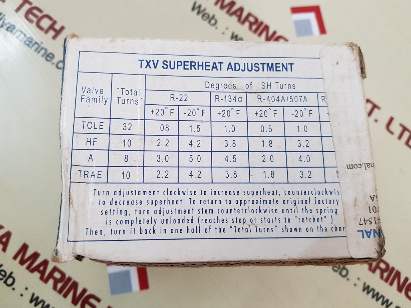 Emerson hfe2hc thermal expansion valve 