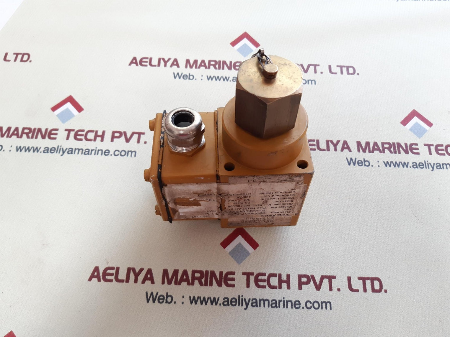 Porsgrunn mt 24501 solenoid f.pilot valve 110v 250ma
