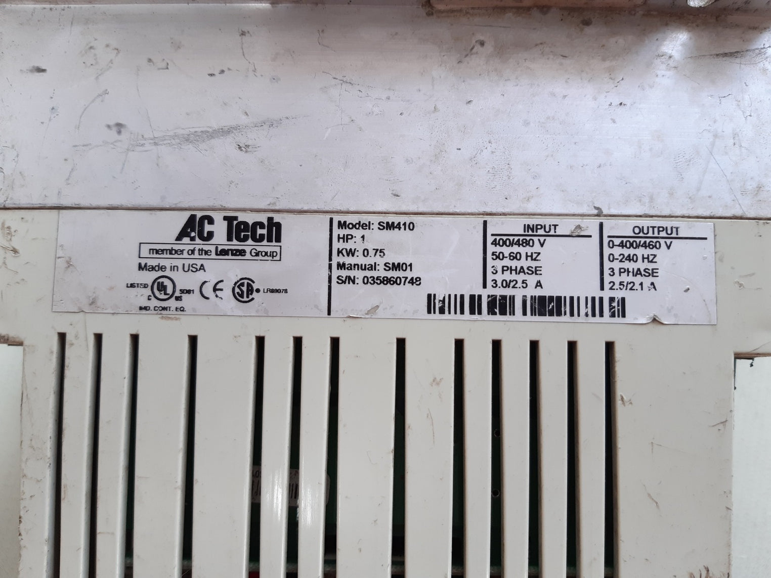 Ac tech sm410 scm series drive