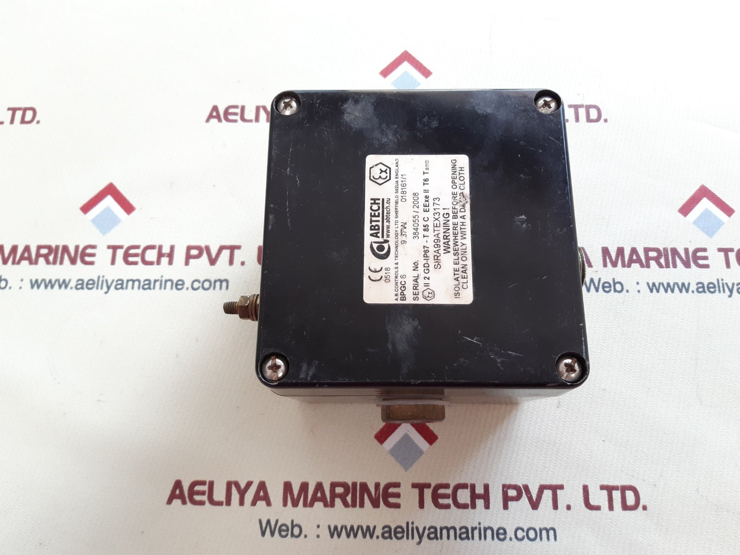 Abtech bpgc6 electrical enclosure sira99atex3173
