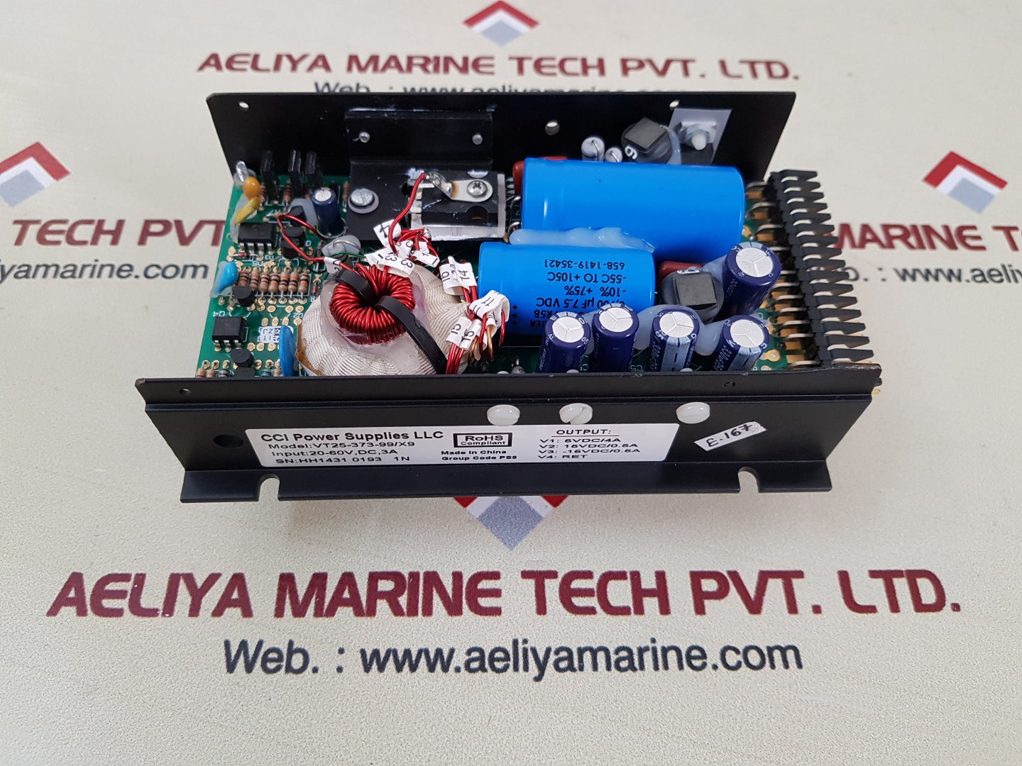 Kongsberg vt25-373-99/x9 cci power supplies llc 