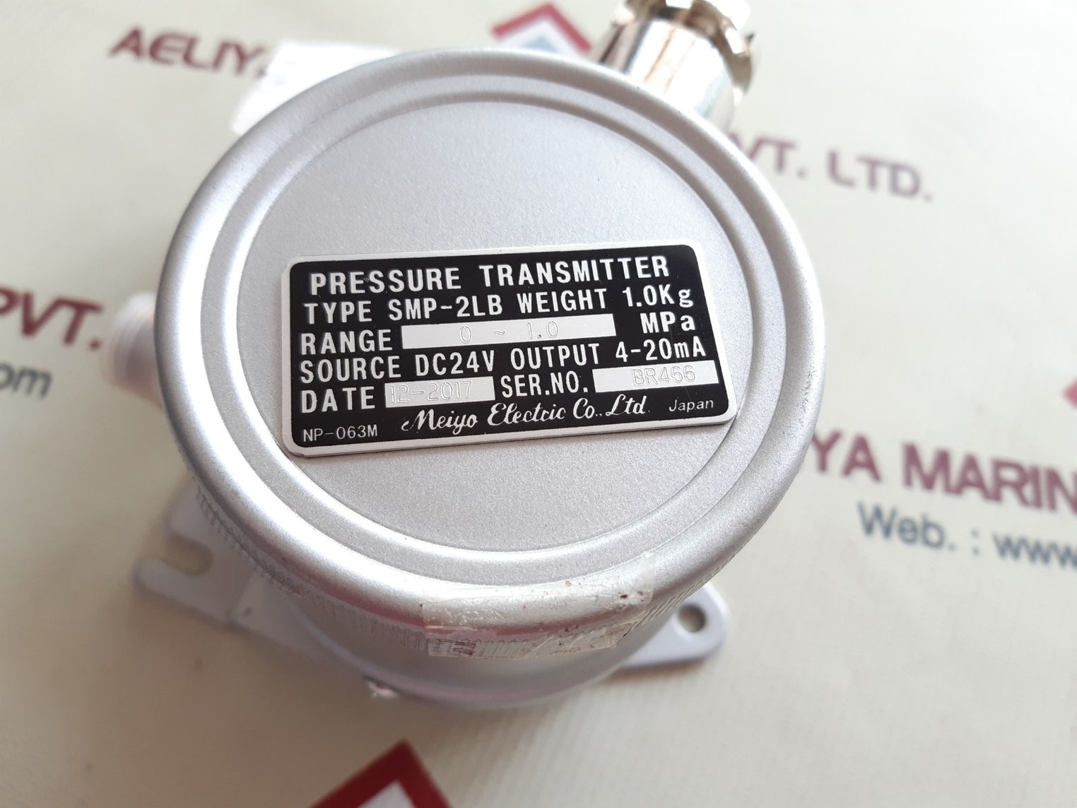 Meiyo electric smp-2lb pressure transmitter 0~1.0mpa