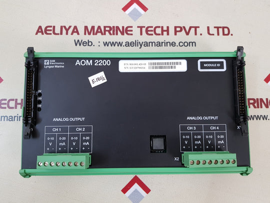 Sam Electronics/Lyngso Marine Aom 2200 Interface Module 810.001.420-03