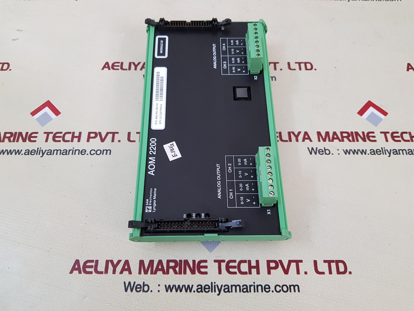 Sam Electronics/Lyngso Marine Aom 2200 Interface Module 810.001.420-03