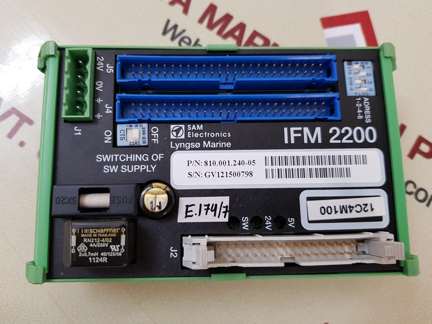 Sam electronics / lyngso marine ifm 2200 module 810.001.240-05 