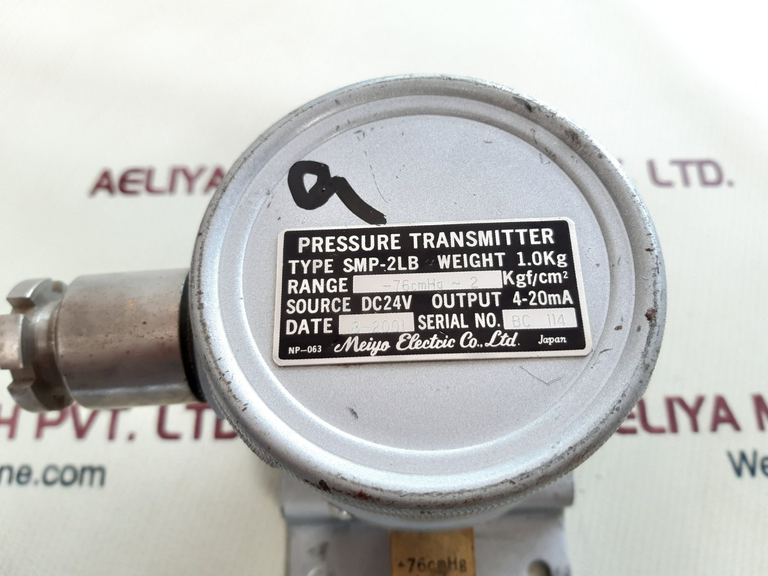 Meiyo electric smp-2lb pressure transmitter -76cmhg~2 kgf/cm²